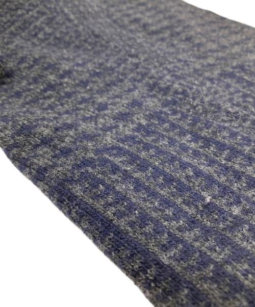 sacai（サカイ）sacai (サカイ) ハンドトゥース フリンジ ボールチェーン ニット 14-02088 ネイビー サイズ:１の古着・服飾アイテム