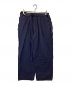 Graphpaperグラフペーパー）の古着「STEVENSONS WIDE COOK PANTS　スティーブンソンワイドクックパンツ　GM191-40015」｜ネイビー
