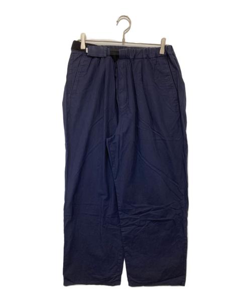 Graphpaper（グラフペーパー）Graphpaper (グラフペーパー) STEVENSONS WIDE COOK PANTS　スティーブンソンワイドクックパンツ　GM191-40015 ネイビー サイズ:Freeの古着・服飾アイテム