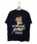 maison kitsune (メゾンキツネ) JP EXCLUSIVE NEW フォックス Tシャツ　KMM35070 ブラック サイズ:L：12000円