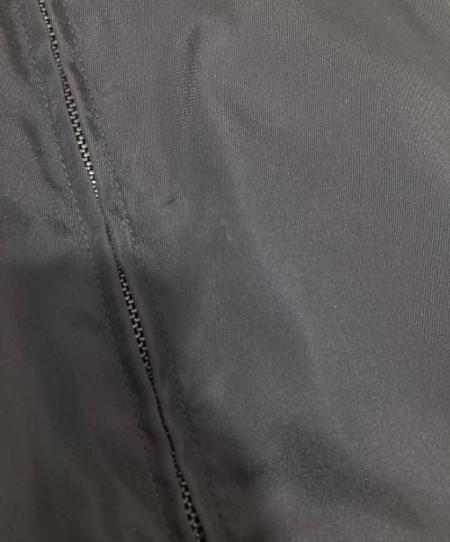 PRADA（プラダ）PRADA (プラダ) TRIANGLE PLATE LOGO BOMBER JACKET トライアングルプレートロゴボンバージャケット　SGH039 R121 ブラック サイズ:46の古着・服飾アイテム