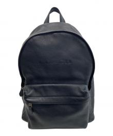 COACH（コーチ）の古着「Leather Campus Rucksack　レザーキャンパスラックサック　F54786」｜ブラック