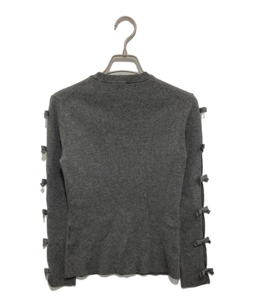 cygne（シーニュ）cygne (シーニュ) オープンリボンニット CY2422-03-060 グレーの古着・服飾アイテム