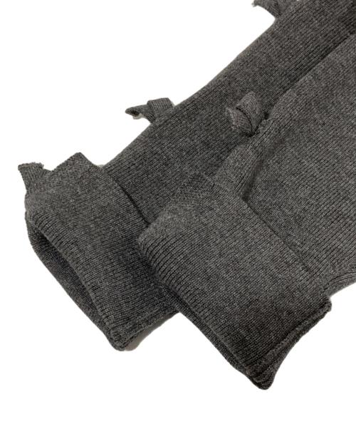 cygne（シーニュ）cygne (シーニュ) オープンリボンニット CY2422-03-060 グレーの古着・服飾アイテム