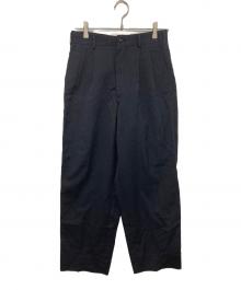 COMME des GARCONS HOMME DEUX（コムデギャルソン オム ドゥ）の古着「2タックスラックス DP-95003S」｜ネイビー