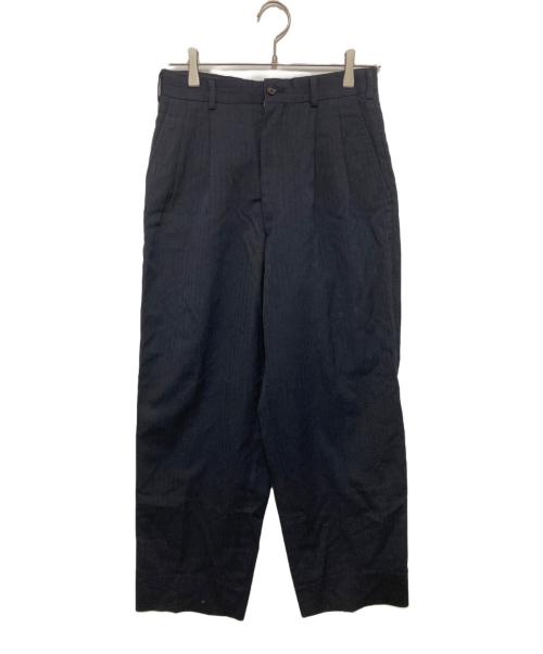 COMME des GARCONS HOMME DEUX（コムデギャルソン オム ドゥ）COMME des GARCONS HOMME DEUX (コムデギャルソン オム ドゥ) 2タックスラックス DP-95003S ネイビー サイズ:Sの古着・服飾アイテム