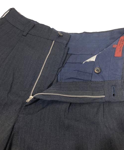 COMME des GARCONS HOMME DEUX（コムデギャルソン オム ドゥ）COMME des GARCONS HOMME DEUX (コムデギャルソン オム ドゥ) 2タックスラックス DP-95003S ネイビー サイズ:Sの古着・服飾アイテム