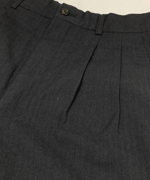 COMME des GARCONS HOMME DEUX（コムデギャルソン オム ドゥ）COMME des GARCONS HOMME DEUX (コムデギャルソン オム ドゥ) 2タックスラックス DP-95003S ネイビー サイズ:Sの古着・服飾アイテム