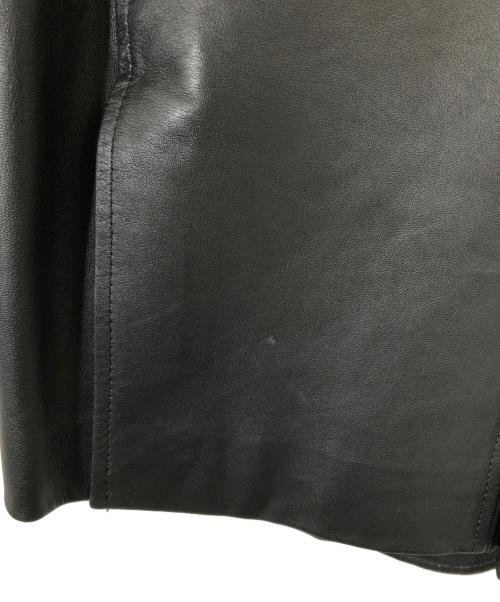 PAUL SMITH（ポールスミス）Paul Smith (ポールスミス) レザーテーラードジャケット グリーン サイズ:Mの古着・服飾アイテム