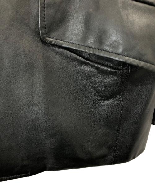 PAUL SMITH（ポールスミス）Paul Smith (ポールスミス) レザーテーラードジャケット グリーン サイズ:Mの古着・服飾アイテム