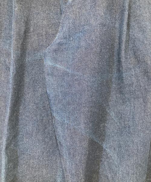 Traditional Weatherwear（トラディショナルウェザーウェア）Traditional Weatherwear (トラディショナルウェザーウェア) ベルテッドデニムパンツ インディゴ サイズ:XSの古着・服飾アイテム