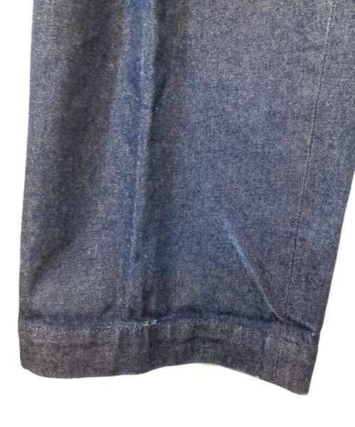 Traditional Weatherwear（トラディショナルウェザーウェア）Traditional Weatherwear (トラディショナルウェザーウェア) ベルテッドデニムパンツ インディゴ サイズ:XSの古着・服飾アイテム