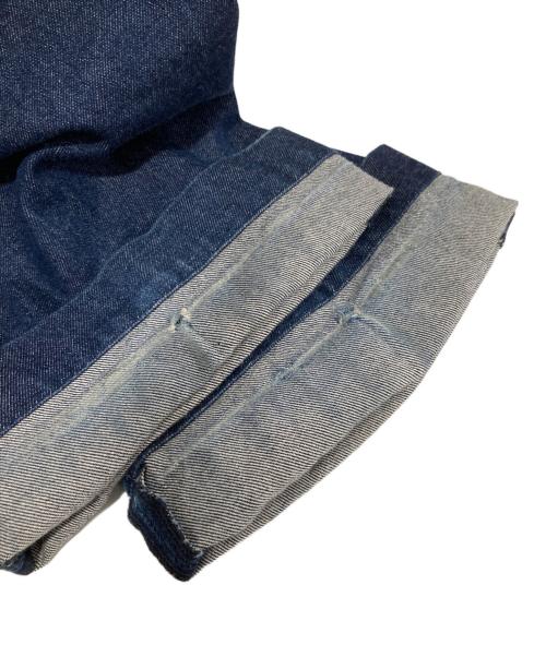 Traditional Weatherwear（トラディショナルウェザーウェア）Traditional Weatherwear (トラディショナルウェザーウェア) ベルテッドデニムパンツ インディゴ サイズ:XSの古着・服飾アイテム