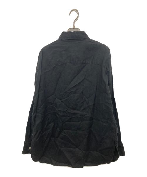 MADISON BLUE（マディソンブルー）MADISON BLUE (マディソンブルー) J.BRADLEY LONGSLEEVE SHIRT（ジェイ・ブラッドリー ロングスリーブシャツ）リネンシャツ　MB201-5062DS ブラック サイズ:1の古着・服飾アイテム