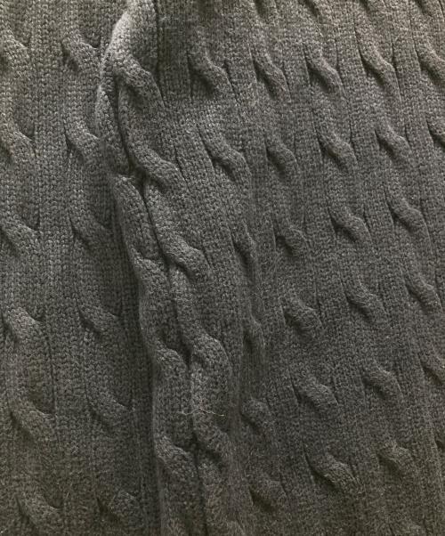 POLO RALPH LAUREN（ポロ・ラルフローレン）POLO RALPH LAUREN (ポロ・ラルフローレン) ケーブルニット ネイビー サイズ:L(14-16)の古着・服飾アイテム