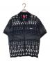 SUPREME（シュプリーム）の古着「23SS Gradient Grid Zip Up Polo（グラディエント グリッドジップアップポロ）」｜ブラック