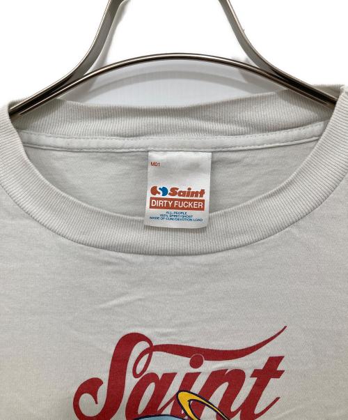 SAINT MICHAEL（セントマイケル）SAINT MICHAEL (セントマイケル) BABY MICHAEL SS TEE/ベイビーマイケルショートスリーブティー/SM-HR1-0000-022 ホワイト サイズ:Lの古着・服飾アイテム