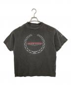 LASTMANラストマン）の古着「PRINTED TEE SHIRTS BADGE/プリンテッドティーシャツバッジ/252LM-CT04」｜ブラック