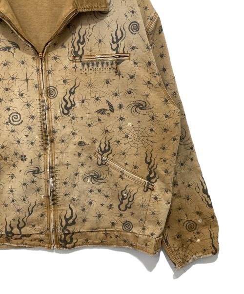 SAINT MICHAEL（セントマイケル）SAINT MICHAEL (セントマイケル) DW DETROIT JKT Dr.Woo デトロイトジャケット SM-HR8-0000-C43 ブラウン サイズ:Lの古着・服飾アイテム