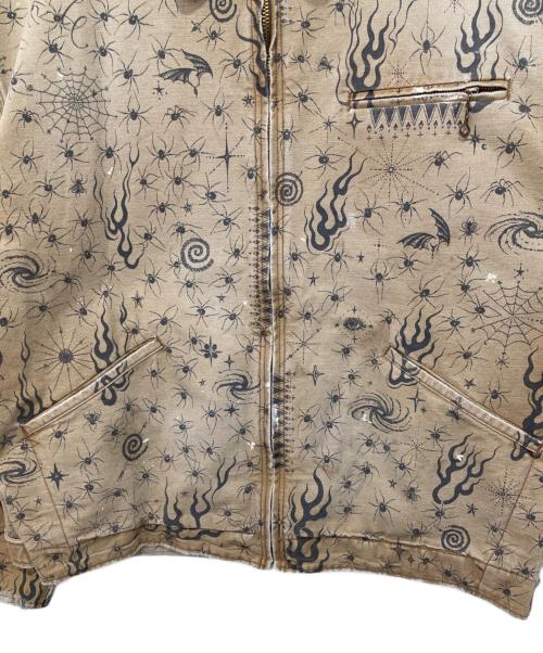 SAINT MICHAEL（セントマイケル）SAINT MICHAEL (セントマイケル) DW DETROIT JKT Dr.Woo デトロイトジャケット SM-HR8-0000-C43 ブラウン サイズ:Lの古着・服飾アイテム