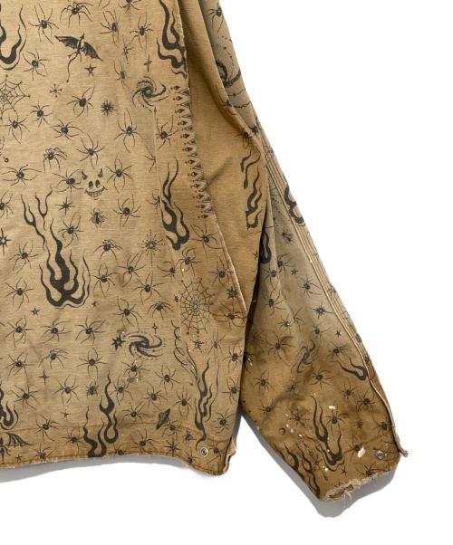 SAINT MICHAEL（セントマイケル）SAINT MICHAEL (セントマイケル) DW DETROIT JKT Dr.Woo デトロイトジャケット SM-HR8-0000-C43 ブラウン サイズ:Lの古着・服飾アイテム