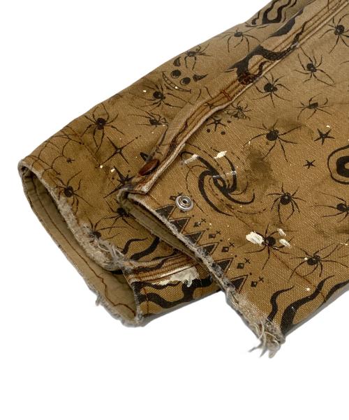 SAINT MICHAEL（セントマイケル）SAINT MICHAEL (セントマイケル) DW DETROIT JKT Dr.Woo デトロイトジャケット SM-HR8-0000-C43 ブラウン サイズ:Lの古着・服飾アイテム