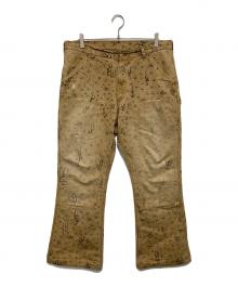SAINT MICHAEL（セントマイケル）の古着「DW DBL KNEE PANTS  SM-HR8-0000-C44 Dr.Woo ダブルニーパンツ」｜ブラウン