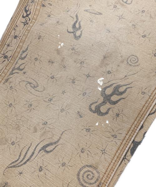 SAINT MICHAEL（セントマイケル）SAINT MICHAEL (セントマイケル) DW DBL KNEE PANTS  SM-HR8-0000-C44 Dr.Woo ダブルニーパンツ ブラウン サイズ:Lの古着・服飾アイテム