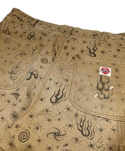 SAINT MICHAEL（セントマイケル）SAINT MICHAEL (セントマイケル) DW DBL KNEE PANTS  SM-HR8-0000-C44 Dr.Woo ダブルニーパンツ ブラウン サイズ:Lの古着・服飾アイテム