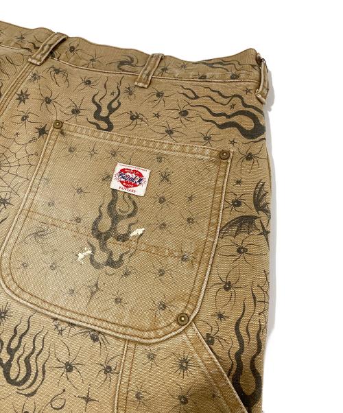 SAINT MICHAEL（セントマイケル）SAINT MICHAEL (セントマイケル) DW DBL KNEE PANTS  SM-HR8-0000-C44 Dr.Woo ダブルニーパンツ ブラウン サイズ:Lの古着・服飾アイテム