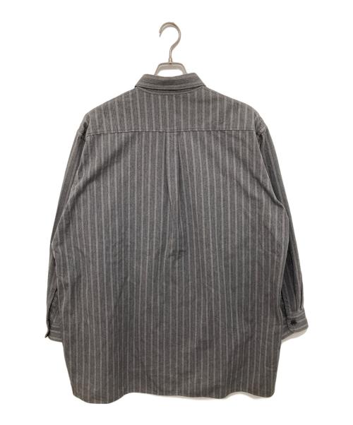 Y's for men（ワイズフォーメン）Y's for men (ワイズフォーメン) オールドストライプシャツ グレー サイズ:記載なしの古着・服飾アイテム