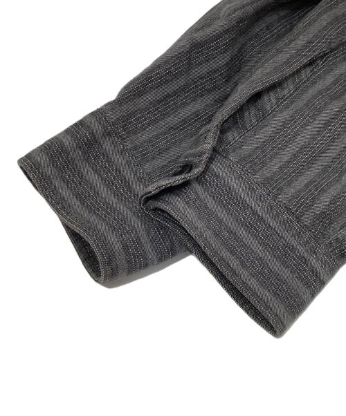 Y's for men（ワイズフォーメン）Y's for men (ワイズフォーメン) オールドストライプシャツ グレー サイズ:記載なしの古着・服飾アイテム