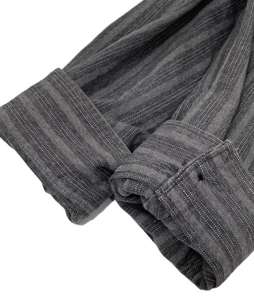 Y's for men（ワイズフォーメン）Y's for men (ワイズフォーメン) オールドストライプシャツ グレー サイズ:記載なしの古着・服飾アイテム