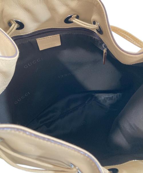 GUCCI（グッチ）GUCCI (グッチ) ハンドバッグ　001・4030 ベージュの古着・服飾アイテム
