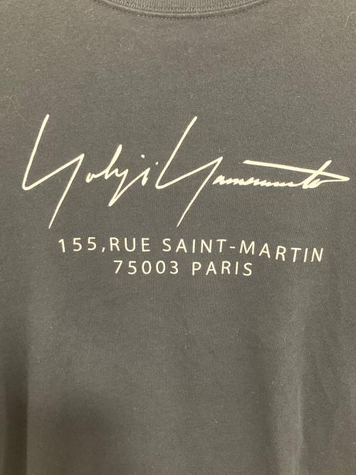 YOHJI YAMAMOTO（ヨウジヤマモト）YOHJI YAMAMOTO (ヨウジヤマモト) New Era (ニューエラ) ロングスリーブカットソー ブラック サイズ:Mの古着・服飾アイテム