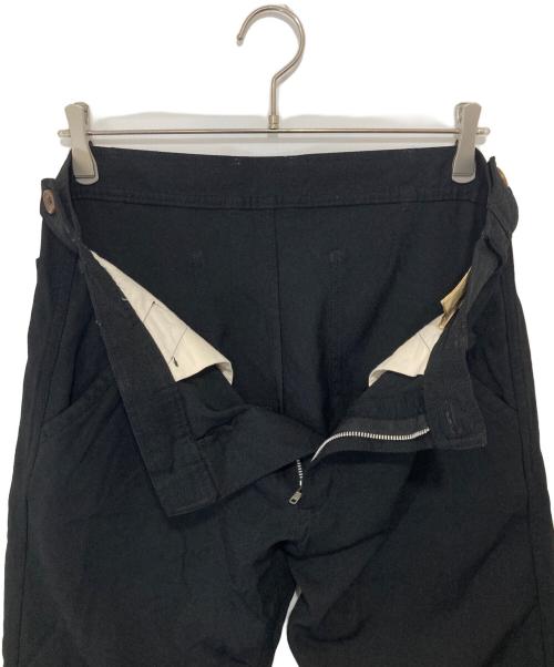 COMME des GARCONS（コムデギャルソン）COMME des GARCONS (コムデギャルソン) WASHED TREATED PANTS ウォッシュ加工パンツ 25SS FO-P505 ブラック サイズ:XSの古着・服飾アイテム