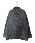 STILL BY HANDスティルバイハンド）の古着「Coeduroy Shirt Jacket コーデュロイシャツブルゾン BL02253」｜ブラック