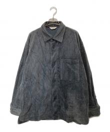 STILL BY HAND（スティルバイハンド）の古着「Coeduroy Shirt Jacket コーデュロイシャツブルゾン BL02253」｜ブラック