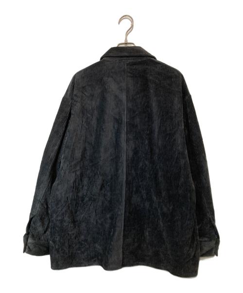 STILL BY HAND（スティルバイハンド）STILL BY HAND (スティルバイハンド) Coeduroy Shirt Jacket コーデュロイシャツブルゾン BL02253 ブラック サイズ:46の古着・服飾アイテム