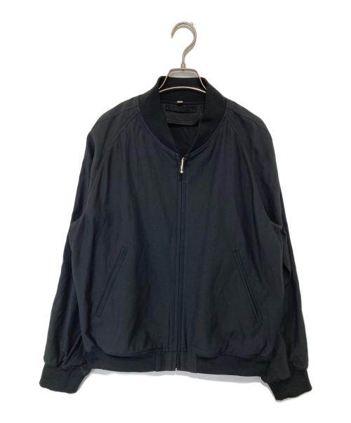 MUJI LABO（ムジラボ）MUJI LABO (ムジラボ) レーヨン コットン ショートブルゾン ブラック サイズ:Mの古着・服飾アイテム