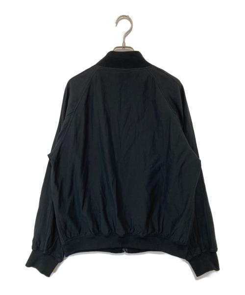 MUJI LABO（ムジラボ）MUJI LABO (ムジラボ) レーヨン コットン ショートブルゾン ブラック サイズ:Mの古着・服飾アイテム