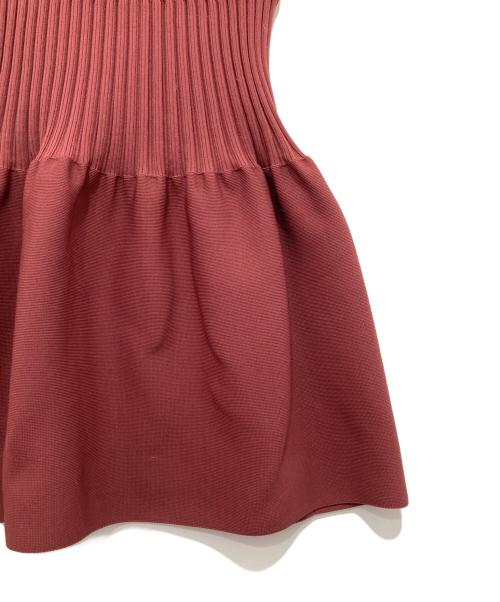 CFCL（シーエフシーエル）CFCL (シーエフシーエル) FLUTED MERMAID SKIRT（フルーテッド マーメイドスカート）　CF008KG114 レッド サイズ:1の古着・服飾アイテム