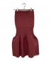 CFCL（シーエフシーエル）の古着「FLUTED MERMAID SKIRT（フルーテッド マーメイドスカート）　CF008KG114」｜レッド