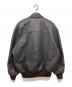 L.L.Bean (エルエルビーン) 80'S TYPE A-2 レザーフライトジャケット　TALONジッパー　made in USA ブラウン サイズ:48：50000円