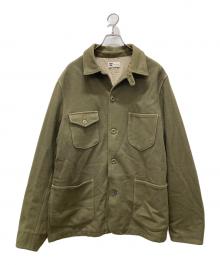 TELLASON（テラソン）の古着「ウールカバーオール」｜グリーン