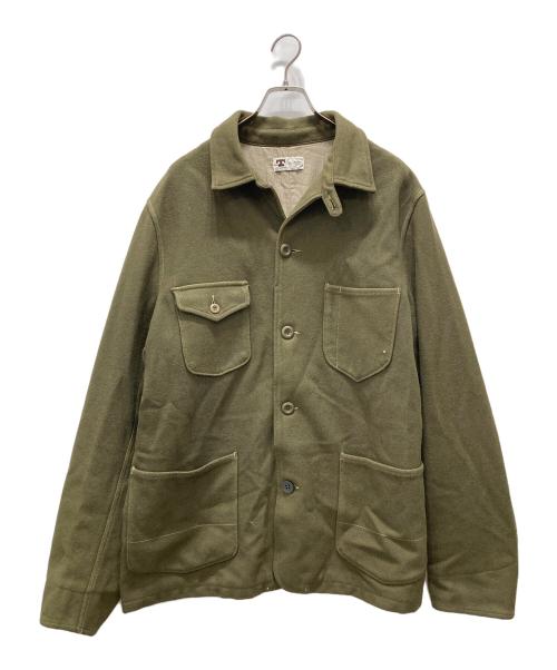 TELLASON（テラソン）TELLASON (テラソン) ウールカバーオール グリーン サイズ:XLの古着・服飾アイテム