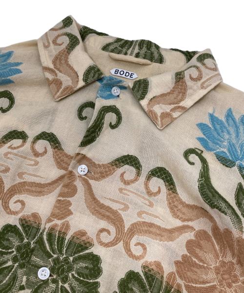 BODE（ボーディ）BODE (ボーディ) 23AW TULIPA LS SHIRT 長袖シャツ ベージュ サイズ:XLの古着・服飾アイテム