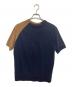 KOLOR (カラー) ドッキングTシャツ　21SCM-T10206 ネイビー サイズ:２：8000円