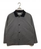 MARGARET HOWELLマーガレットハウエル）の古着「MATT COTTON SILK POPLIN コットン シルク カバーオール」｜グレー