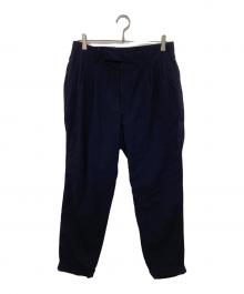 COMOLI（コモリ）の古着「ウール 2タックパンツ　T01-03001」｜ネイビー